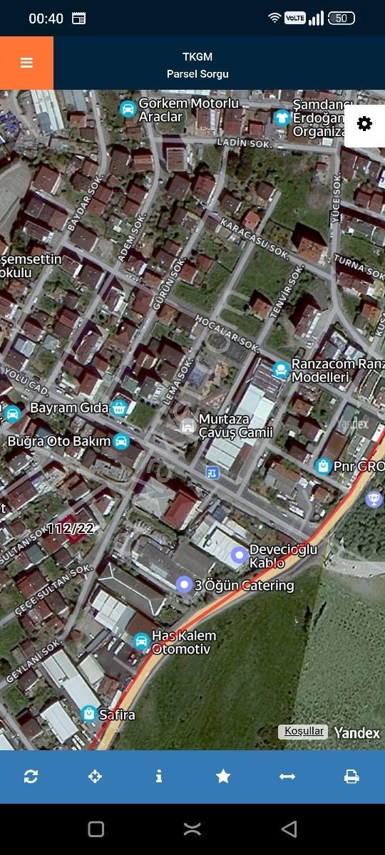 Akşemsettin Mah De 190m2 Müstakil Parsel Konut İmarlı Arsa - Görsel 3