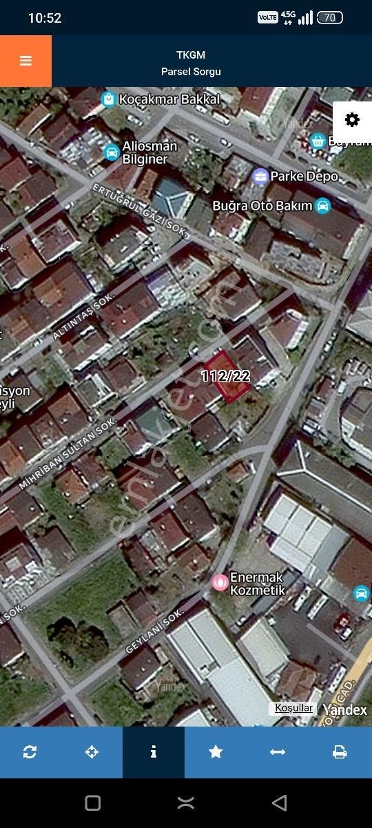 Akşemsettin Mah De 190m2 Müstakil Parsel Konut İmarlı Arsa - Görsel 14