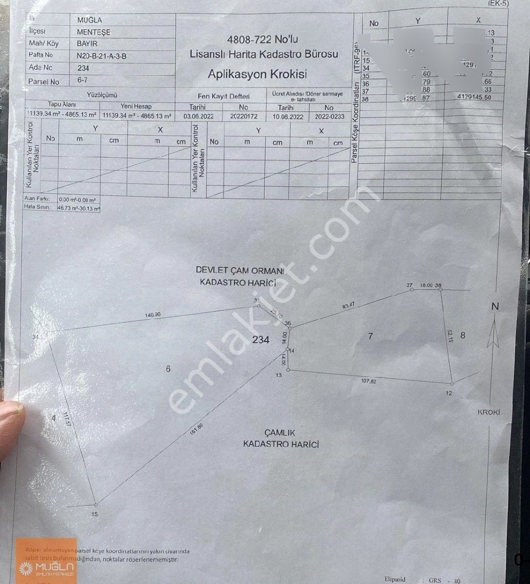 Muğla Menteşe Bayır’da 4.865 M² Doğayla İç İçe – Tıny House Uygun Satılık Arazi - Görsel 21