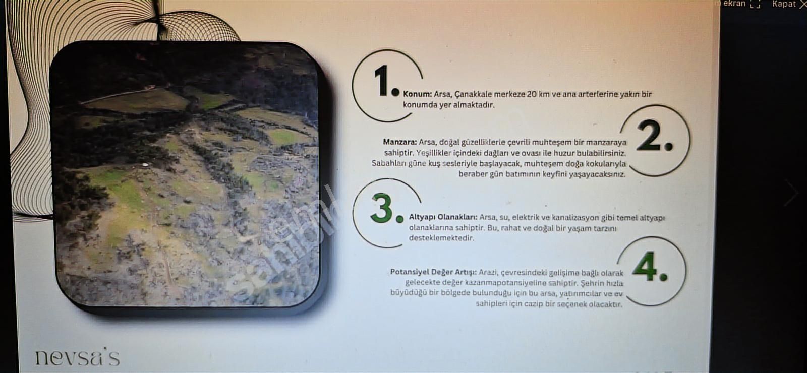 Çanakkale/mareşalfevziçakmak Köyünde/acil/hisselisatılık Arsalar - Görsel 5