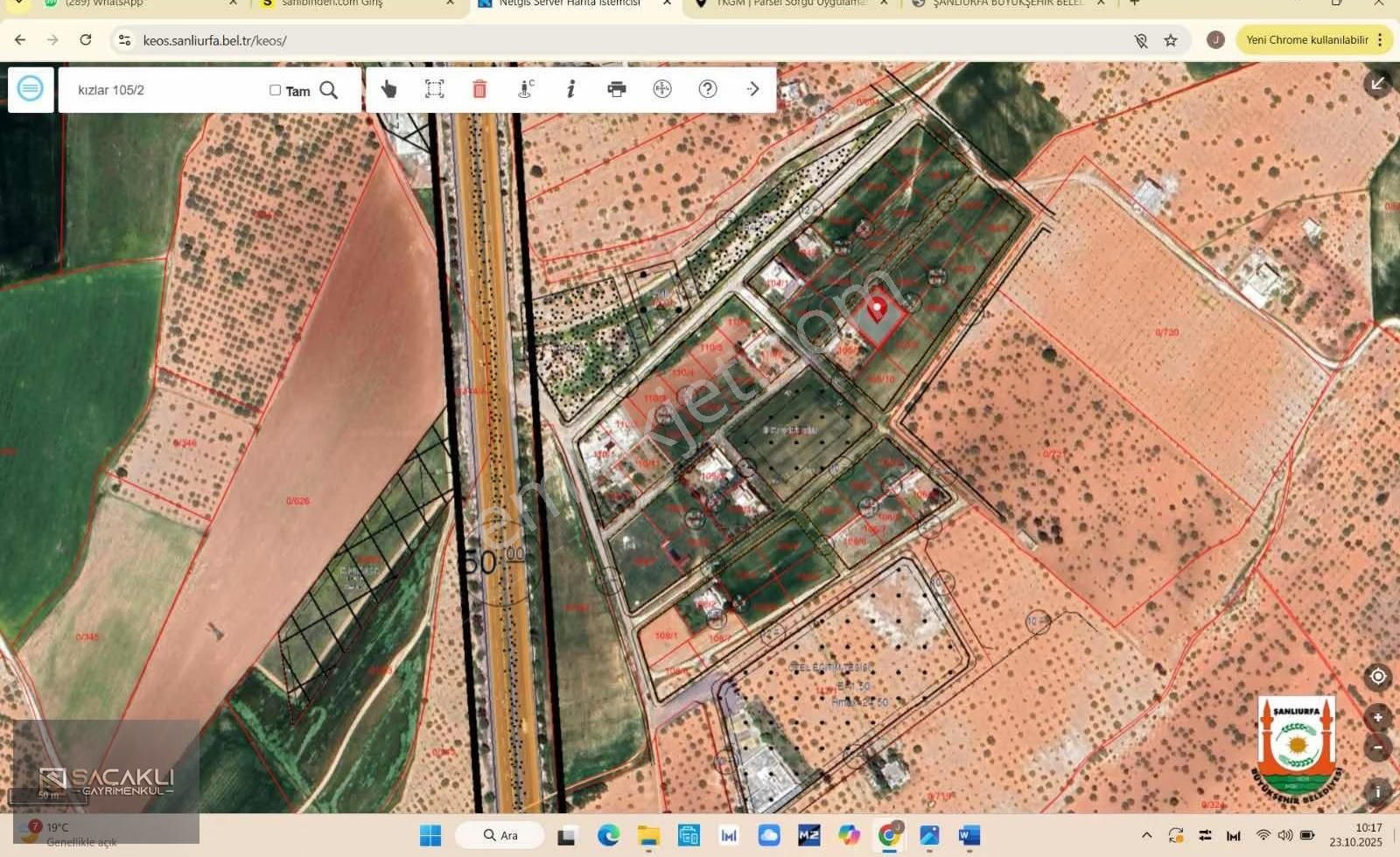 Kadir Saçaklı Emlaktan Kızlarda İmarlı Villa Arsası