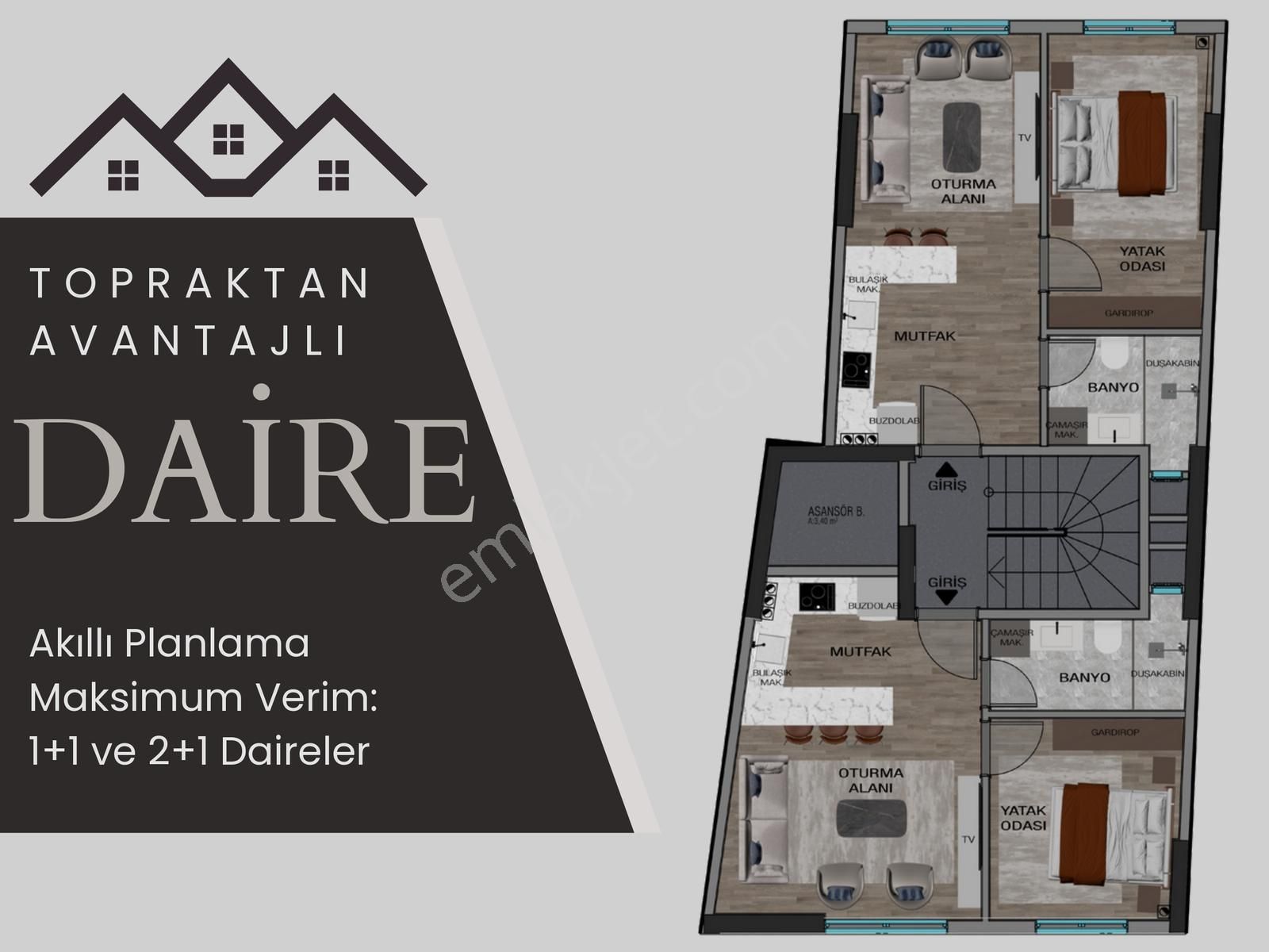 Altınbaş Emlak'tan Yeni Hastane Civarı Yatırımlık Daireler - Görsel 5