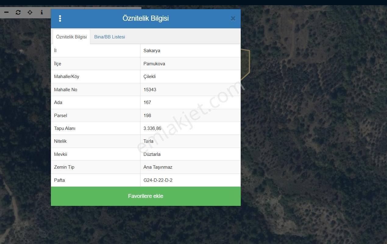 Pamukovada Satılık Tek Tapu Müstakil 3.336 M2 Tarla - Görsel 5