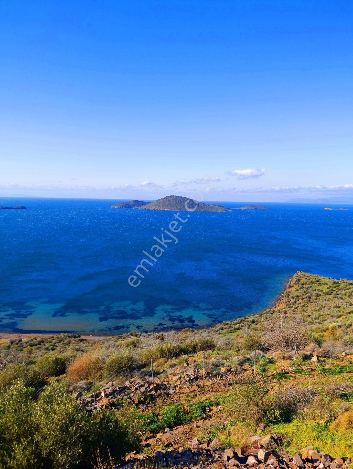 Çandarlı Eyko Sitesinde Panoramik Deniz Ve Adalar Manzaralı Arsa - Görsel 22