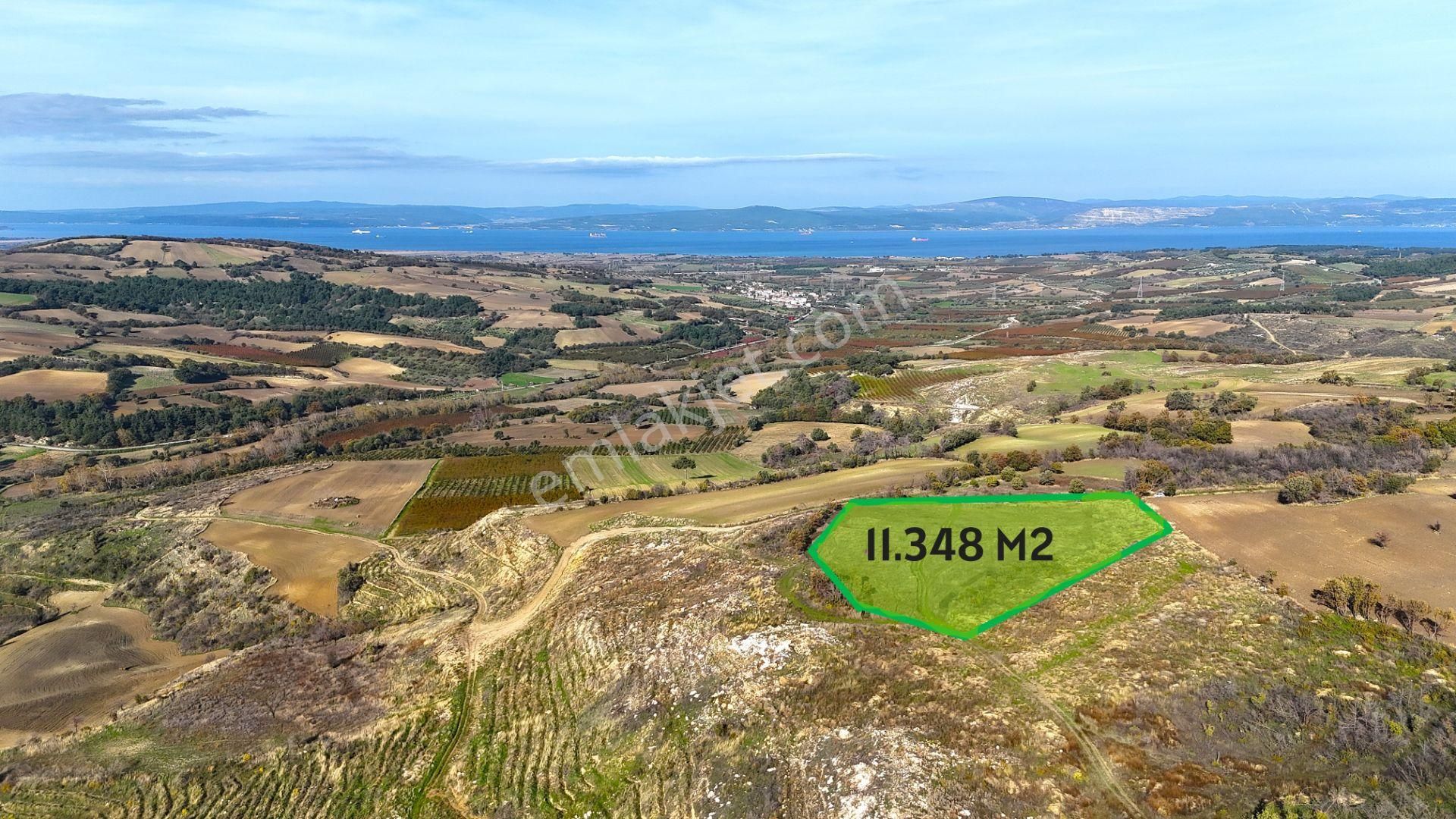 Çanakkale Merkez Kızılkeçilide Full Boğaz Manzaralı Tarla