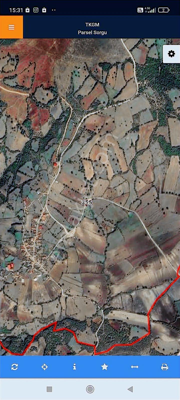 Çanakkale Çan Doğancılar Köyü Yola Cepheli Satılık Bahçe - Görsel 4