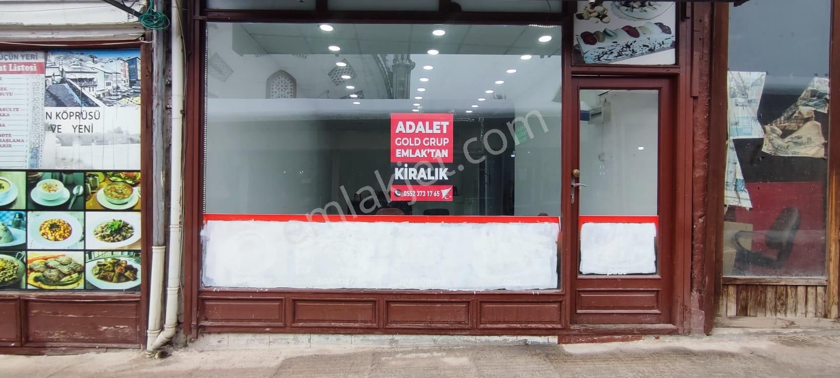 Adalet Gold Group Emlak'tan Kiralık Dükkan İki Katlı İçi Yapılı Merkezi Konumda