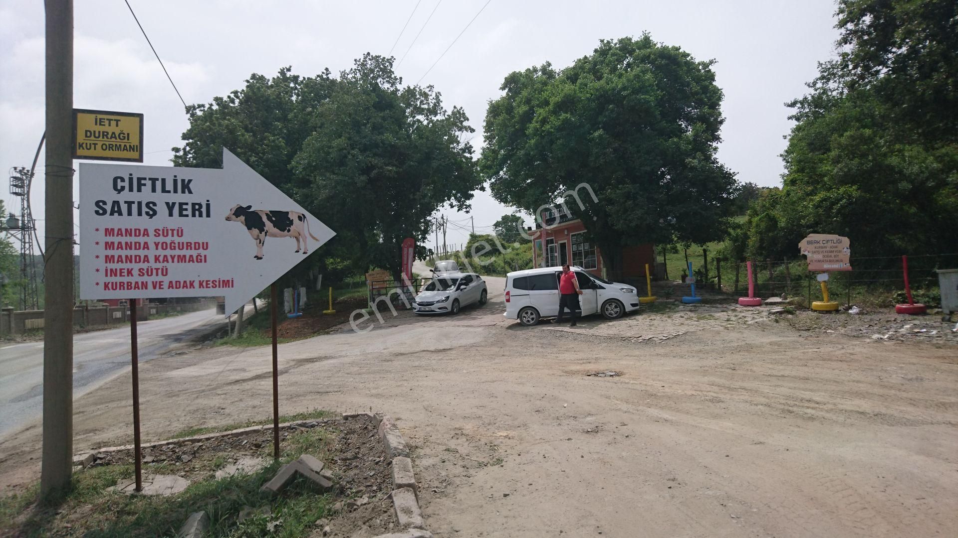 Göktürk Ağaçlı Da İçinde Depo Ve Çiftlik Olan Konut İmarlı Satılık Arsa - Görsel 3