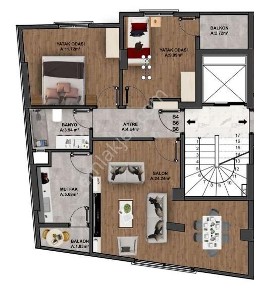 Turyap'tan Altıntepe Minibüs Cad. Üzerinde Yatırım Fırsatı 2+1 - Görsel 9