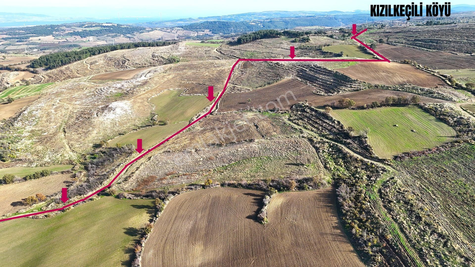 Çanakkale Merkez Kızılkeçilide Boğaz Ve Deniz Manzaralı Tarla - Görsel 16