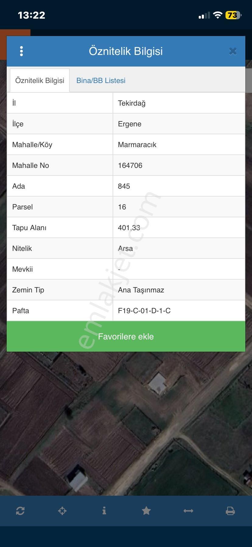 🌟 Tekirdağ Ergene Marmaracık’ta Yatırım Değeri Yüksek Satılık Arsa 🌟