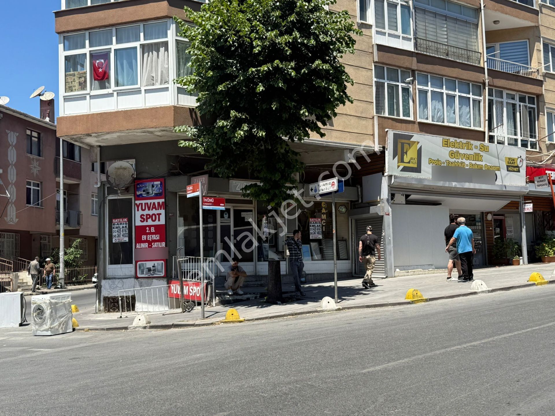 Barış'tan Tepeüstü Merkezde Cadde Üzeri Çift Katlı Köşe Dükkan