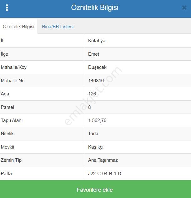 Kütahya Emet Düşecek Köyünde 1.562 M² Tarla Satılıktır - Görsel 7