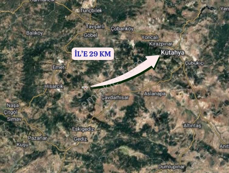 Kütahya Emet Düşecek Köyünde 1.562 M² Tarla Satılıktır - Görsel 6