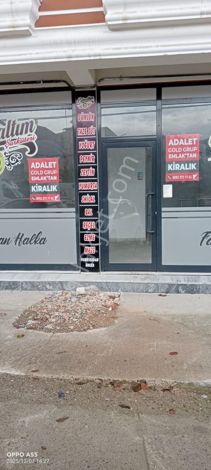Adalet Gold Group Emlak'tan Kiralık Dükkan 150 M2 Ayvaz Mahallesinde Uygun Fiyata