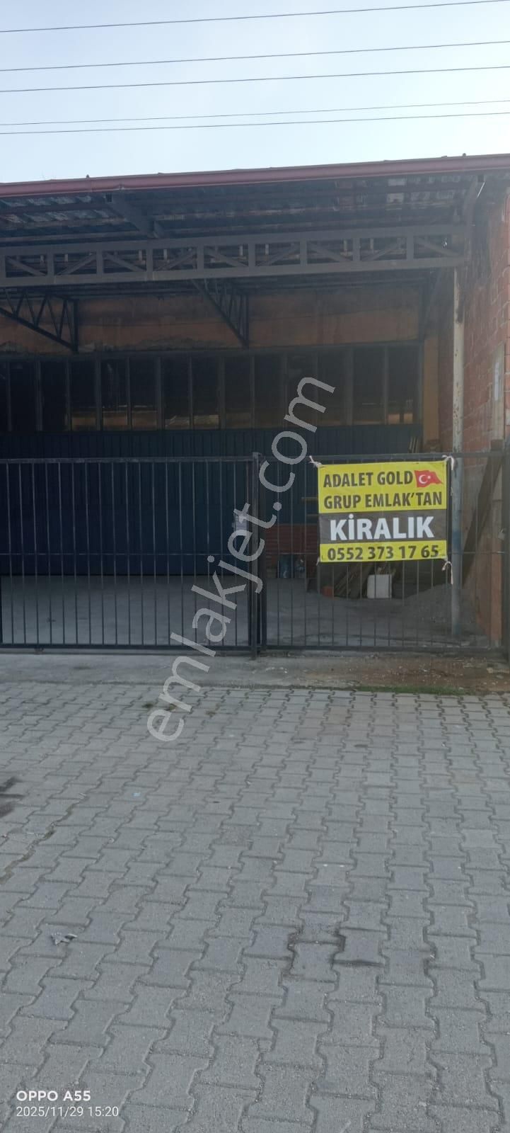 Adalet Gold Group Emlak'tan Kiralık Dükkan Sanayide 250 M2