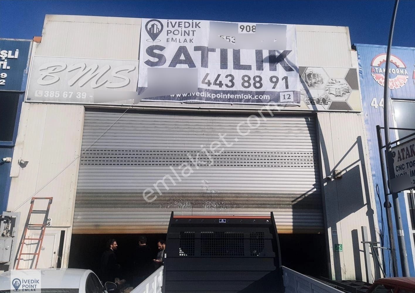 Ostim Merkezde 600m2 5 Ve 10 Tonluk Ofisli Bodrumlu İmalathane