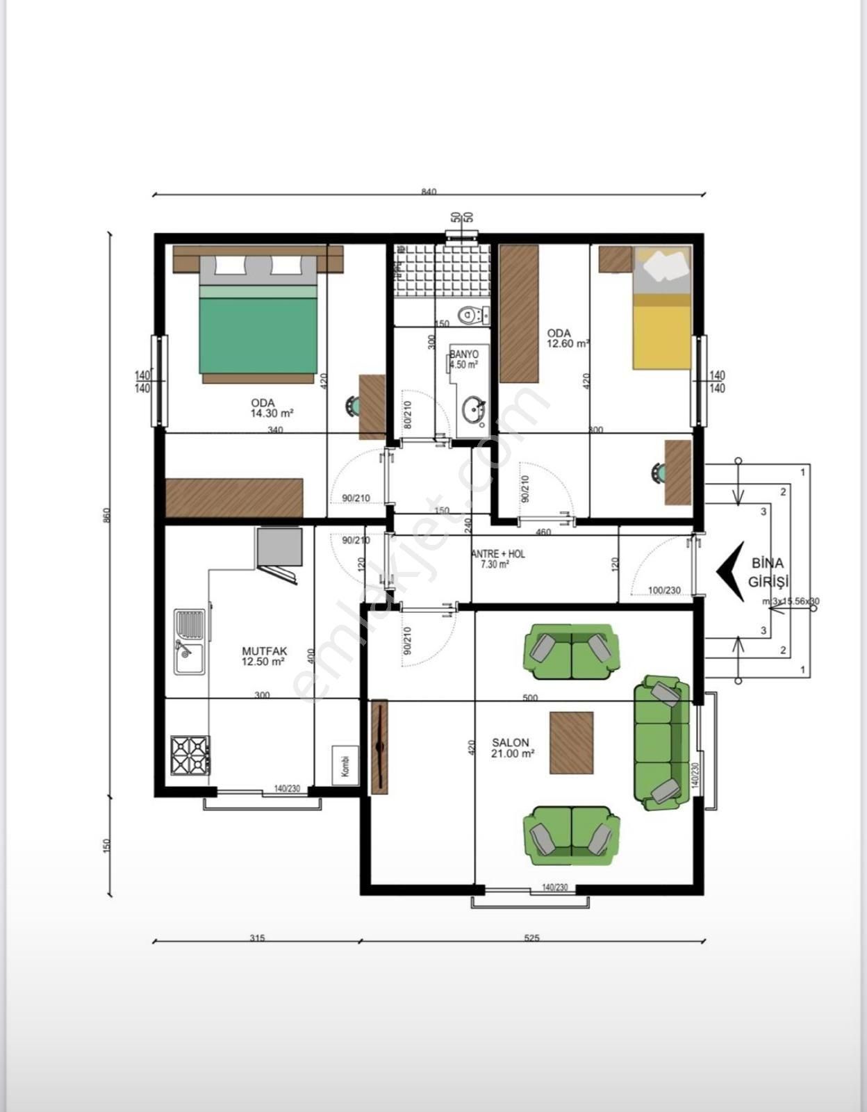 Sakarya'da 80m2 Yapı Ruhsatı Hazır 433m2 - Görsel 3