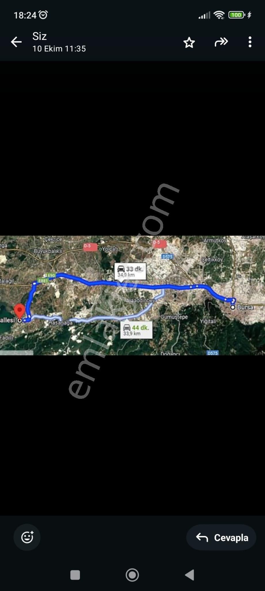 Bursa Nilüfer Akçalar' Da Satılık Tarla - Görsel 6