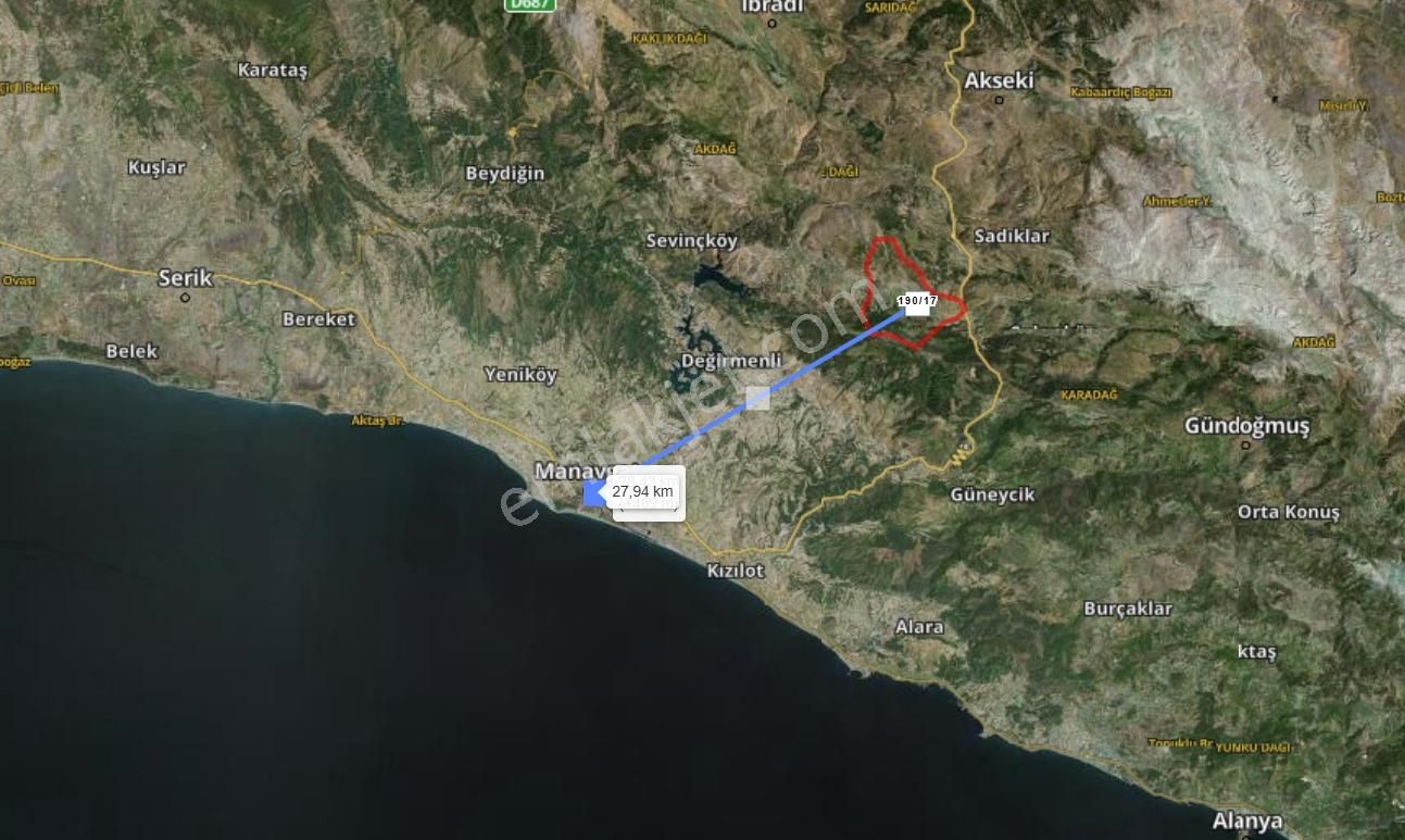 Antalya Akseki'de Satılık Bağ &bahçe Muhteşem Fiyat Kaçırmayınız - Görsel 12