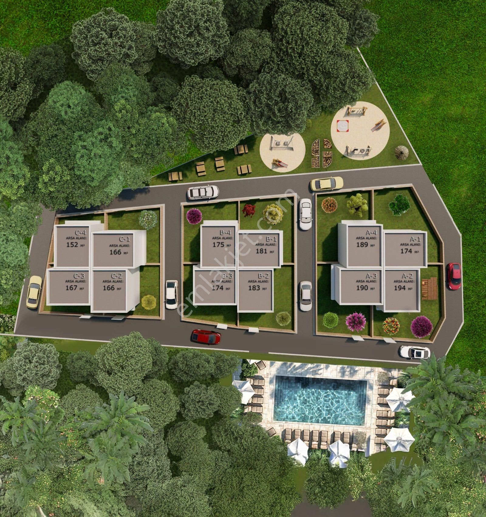 Manyas Nergis Villaları 100m2 Şömineli 2 Katlı '0' Satılık Villa - Görsel 27