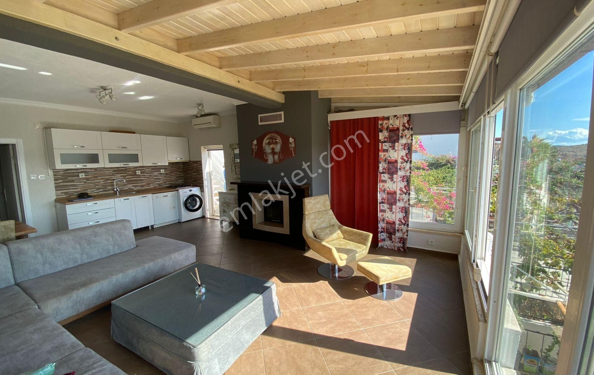 Bodrum Yazlık Kiralık Eşyalı 2+1 Daire Denize 50 Mt. - Görsel 4