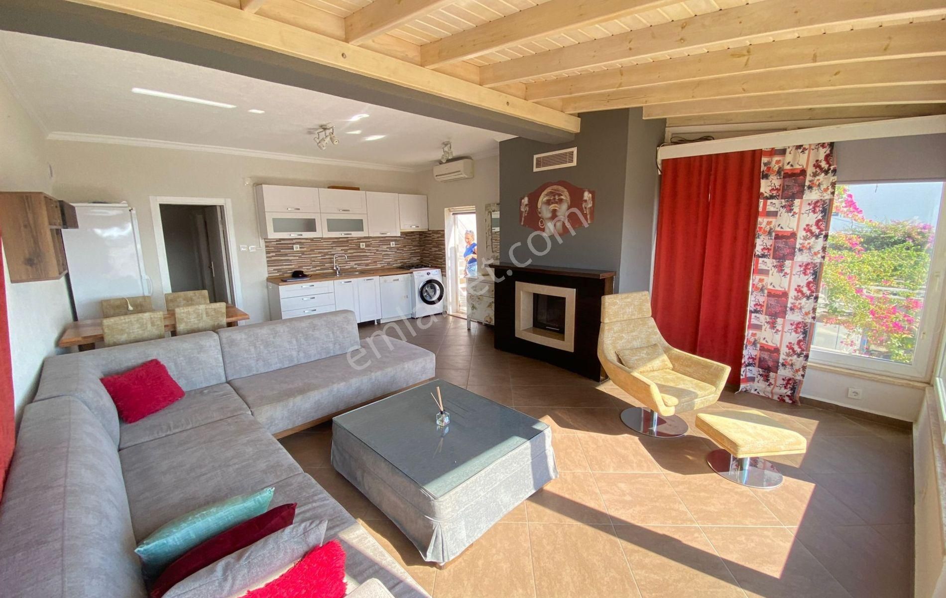 Bodrum Yazlık Kiralık Eşyalı 2+1 Daire Denize 50 Mt. - Görsel 7