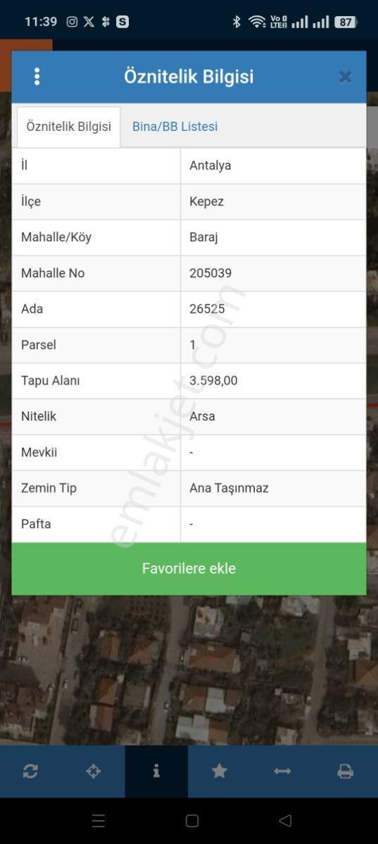 Antalya Kepez Baraj Mahallesi'nde Satılık 260 Metrekare Arsa His - Görsel 5