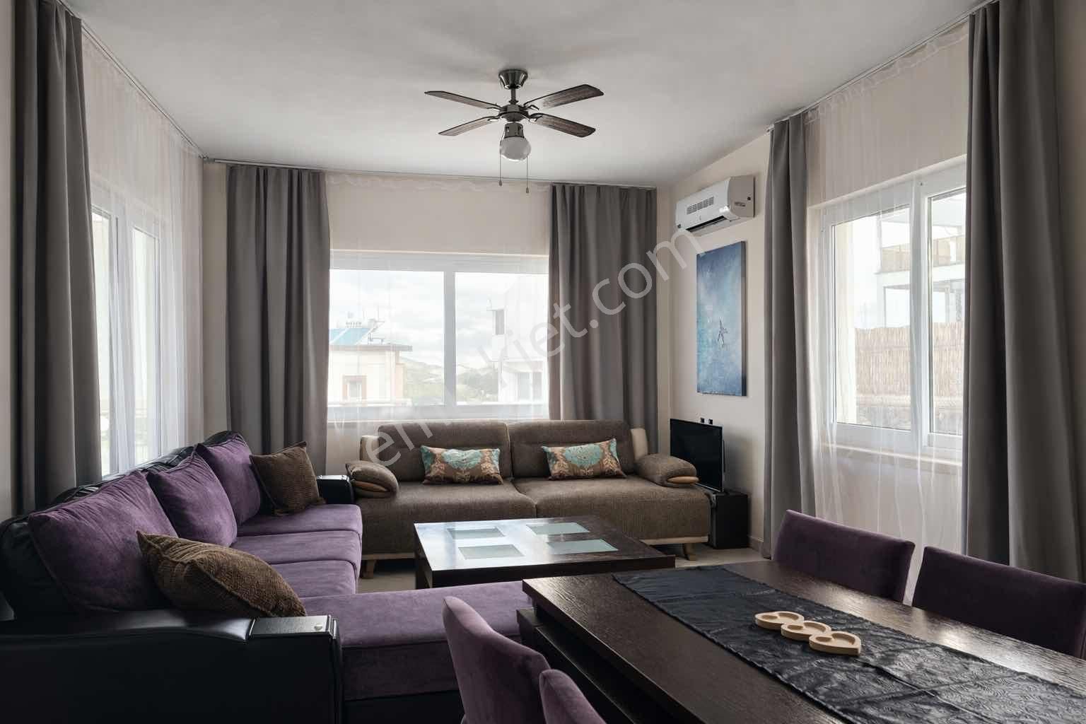 Turgutreiste Deniz Manzaralı, Full Eşyalı Dubleks Yıllık - Görsel 8