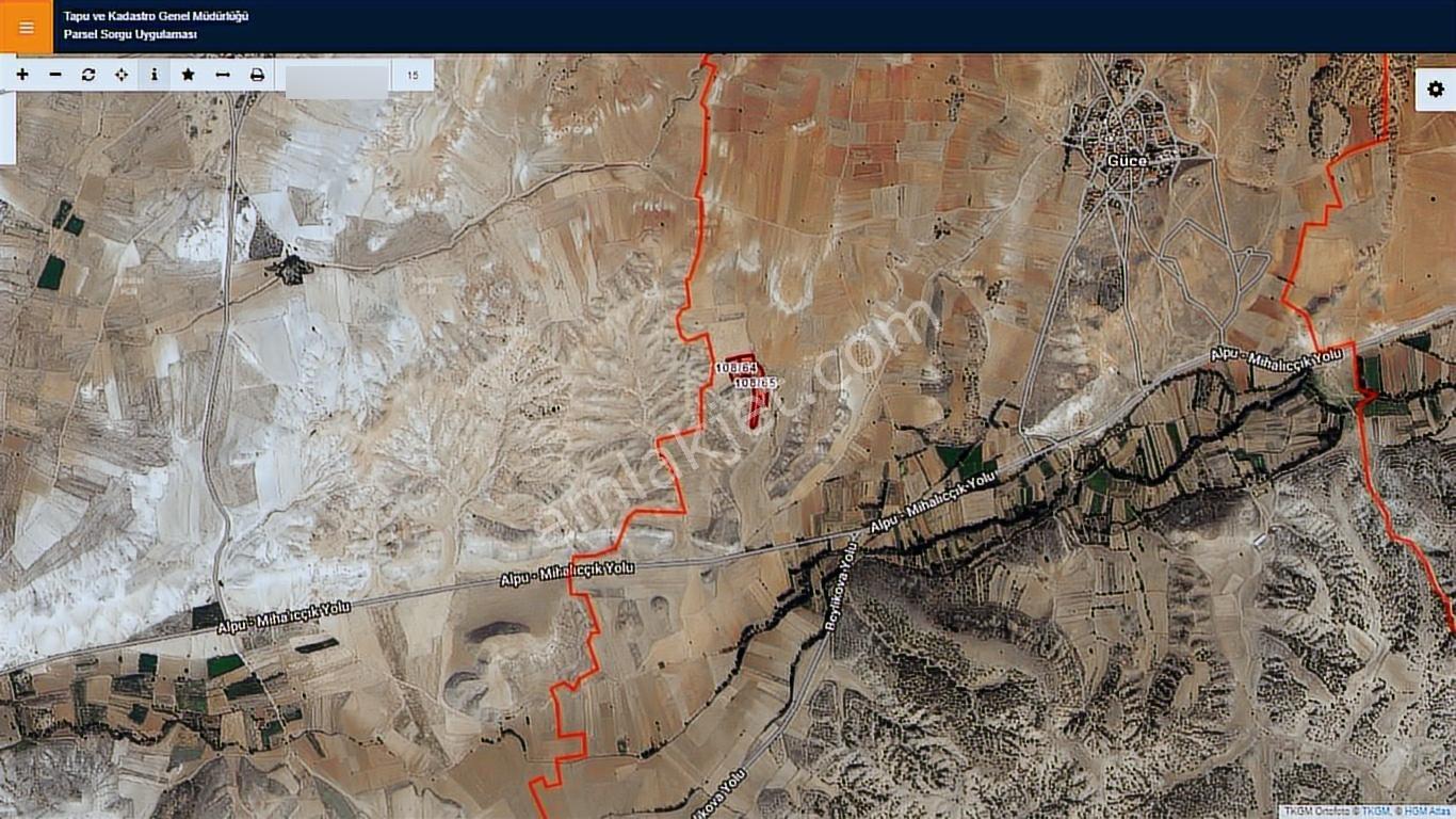 Başkan Emlaktan Satılık Mihalıççık Güce Köyünde 12.229 M2 Tarla - Görsel 5