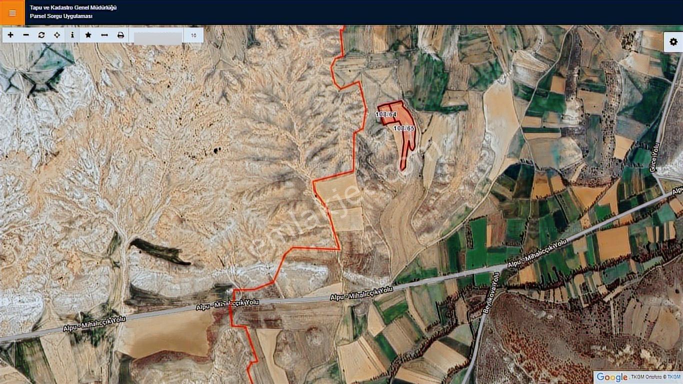 Başkan Emlaktan Satılık Mihalıççık Güce Köyünde 12.229 M2 Tarla - Görsel 4