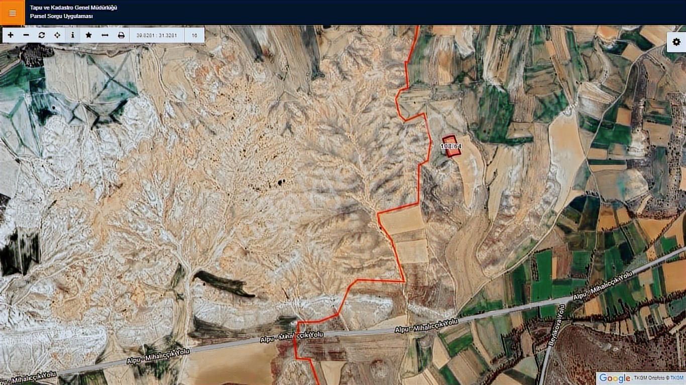 Başkan Emlaktan Satılık Mihalıççık Güce Köyünde 12.229 M2 Tarla - Görsel 11