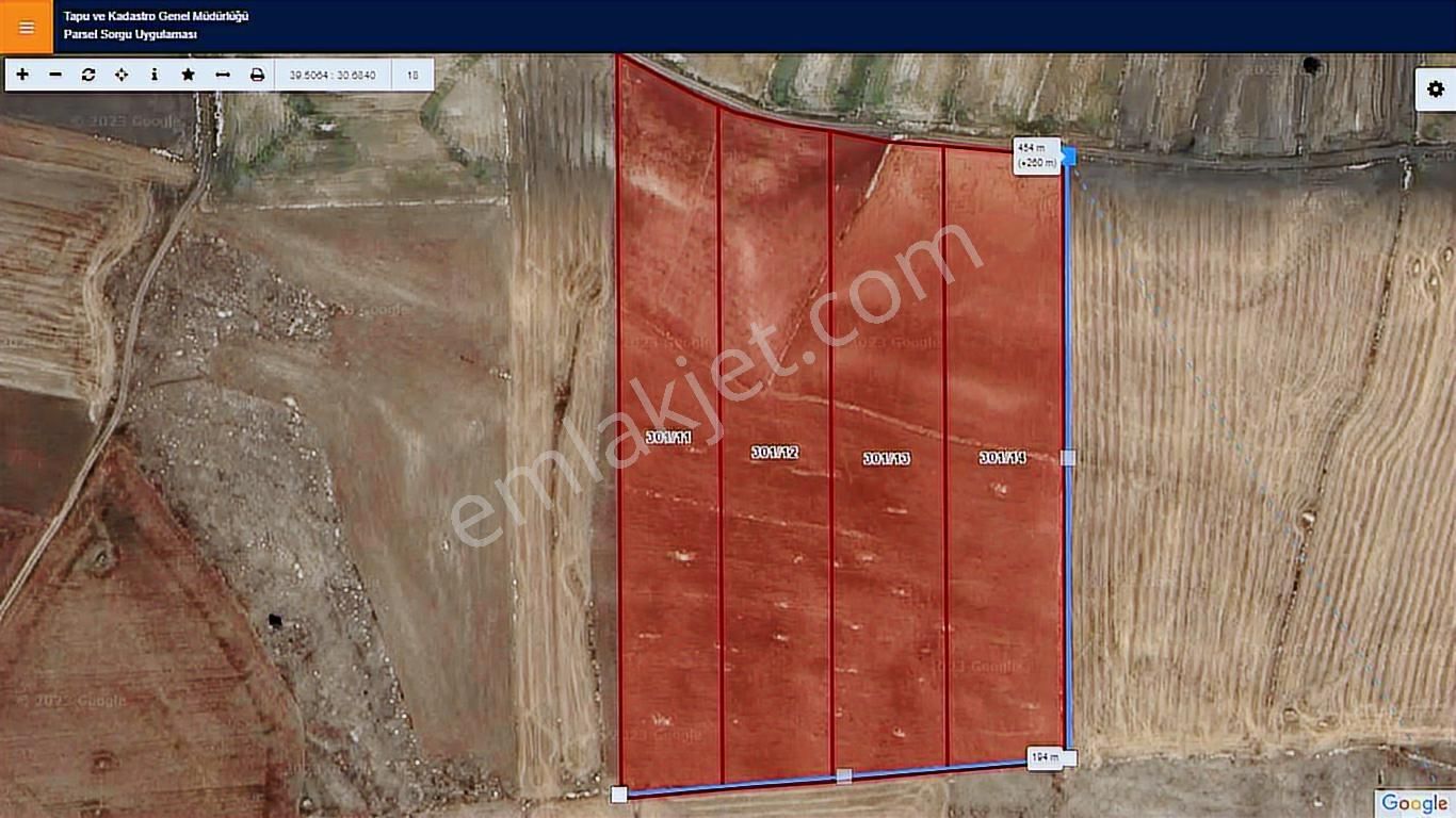 Başkan Emlaktan Satılık Seyitgazi İkiçeşme 54.550 M2 Tarla . - Görsel 31