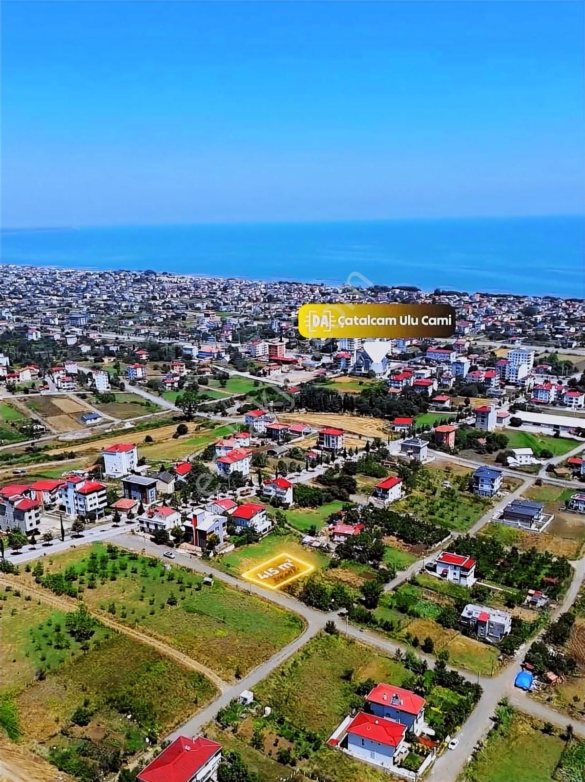 Damla'dan Çatalçam'da Acil Satılık Deniz Manzaralı Arsa - Görsel 4