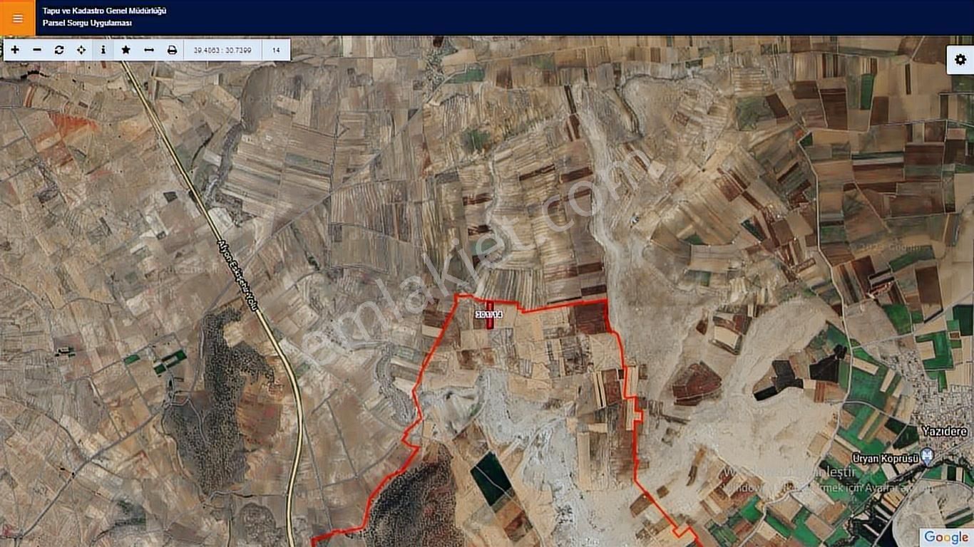 Başkan Emlaktan Satılık Seyitgazi İkiçeşme'de 13.610 M2 Tarla - Görsel 17