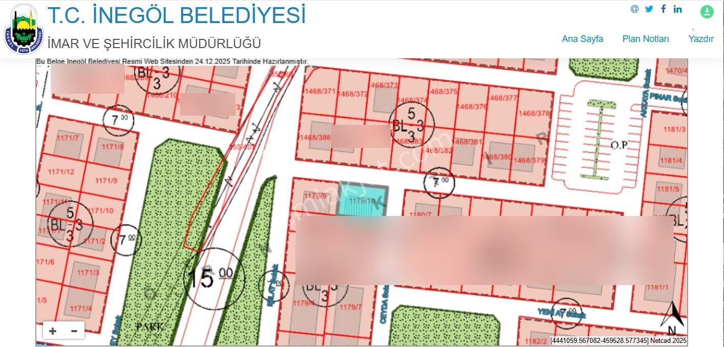 Ulucan'dan İnegöl Alanyurt Mahallesin'de Satılık Arsa - Görsel 2