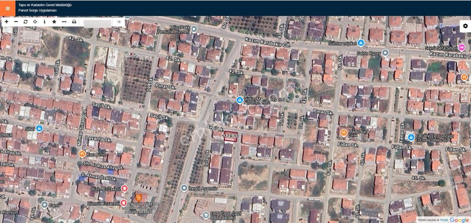 Ulucan'dan İnegöl Alanyurt Mahallesin'de Satılık Arsa