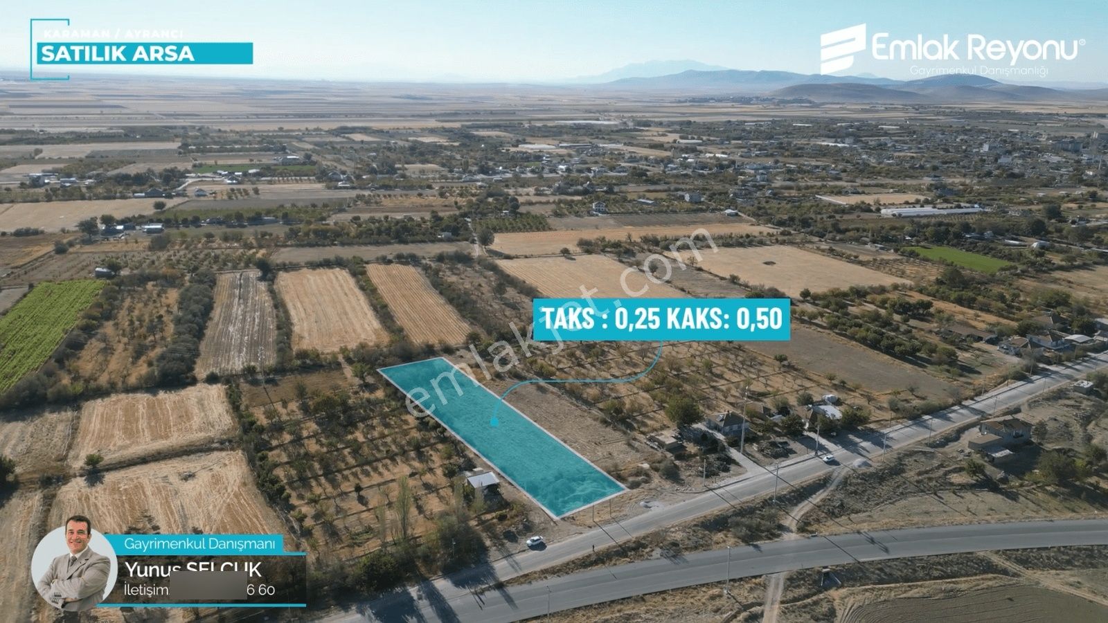 Karaman Ayrancı Merkez'de Yeni Konut İmarlı Satılık Arsa - Görsel 4