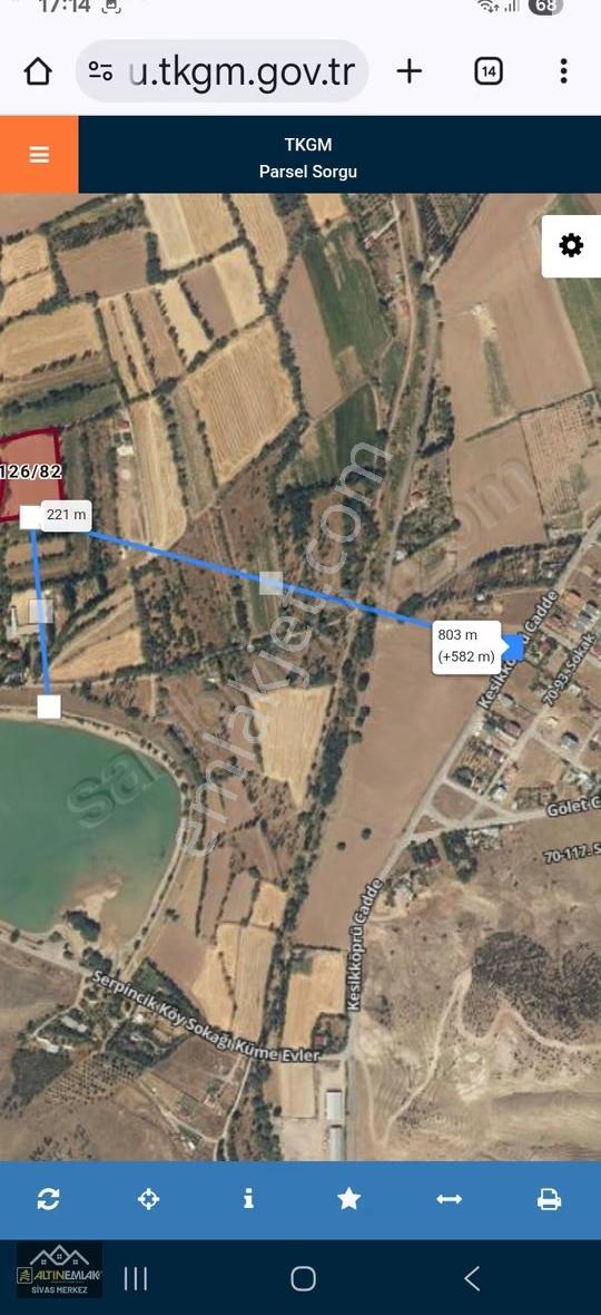 Altın Emlatan Serpincikte Gölün Yanında Yatırımlık ^fırsat^ Arsa - Görsel 4