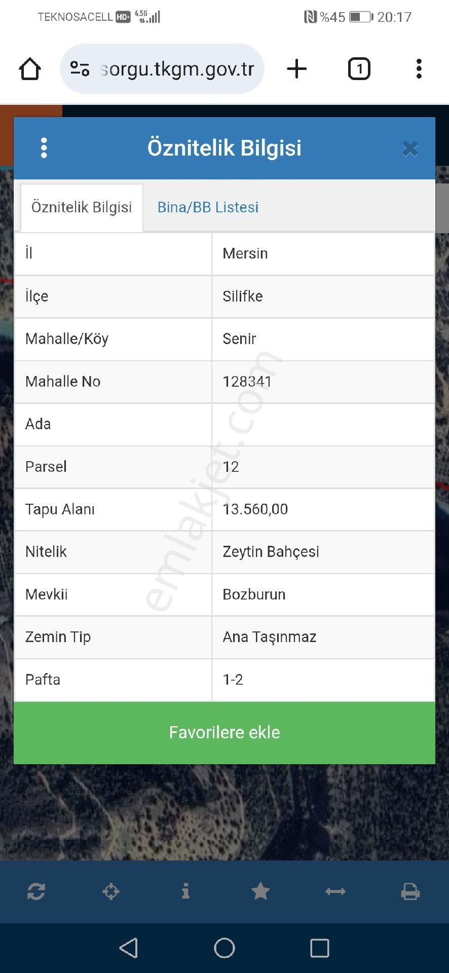 Fırsat Zeytin Bahçesi