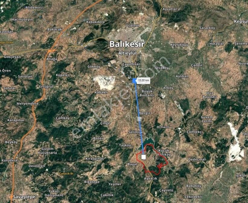 Balıkesir Altıeylül Akçaköyde Satılık Hali Arazi 3400 M2 - Görsel 5
