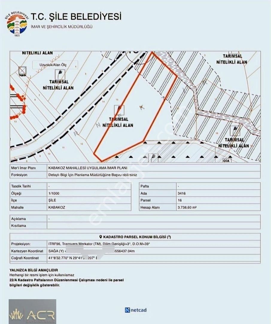 Acr Gyd'den Kabakoz Mah. Cadde Üzerinde 305m2 Arsa - Görsel 2