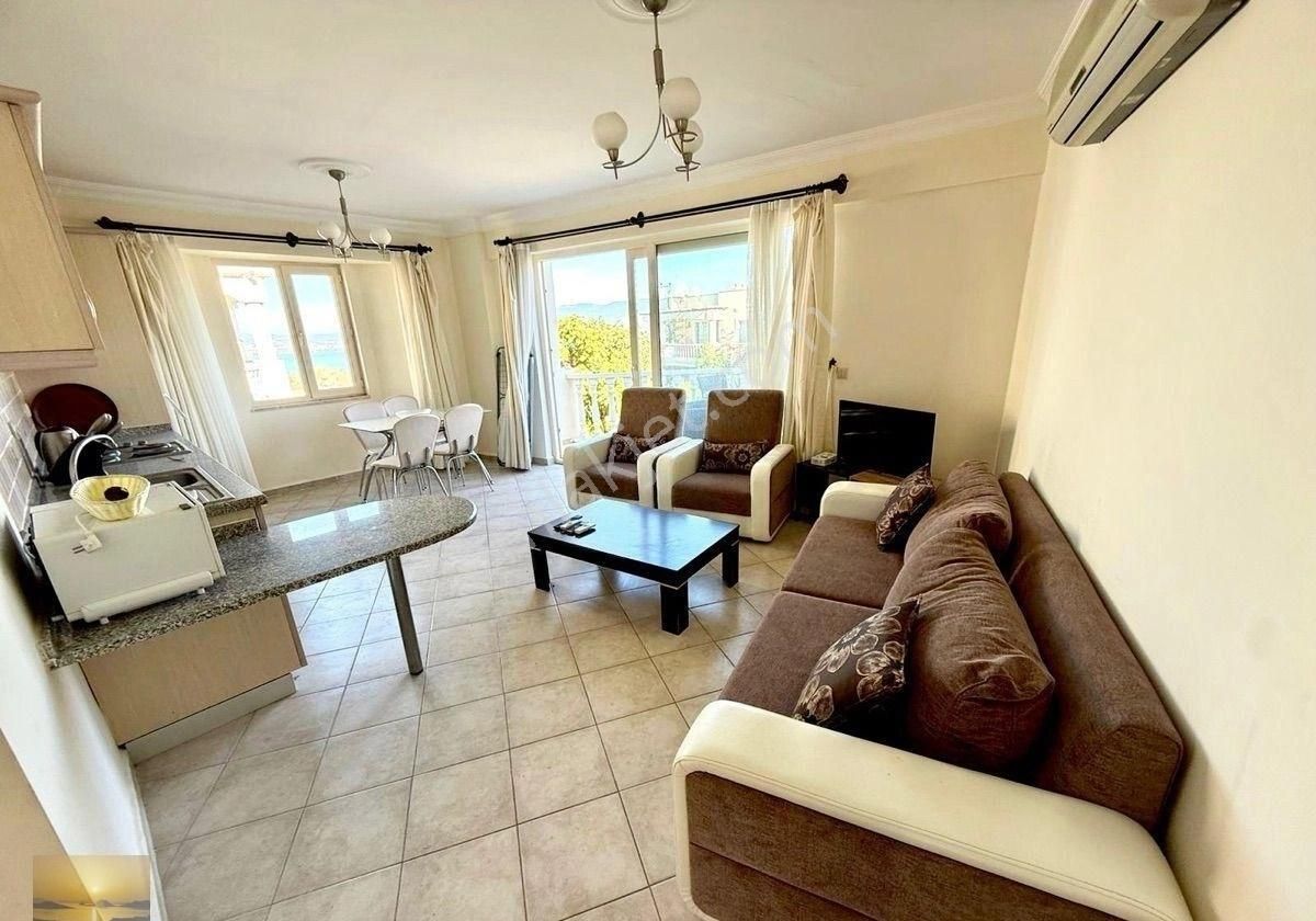 Deniz Manzaralı Satılık Daire Özel Plajlı Havuzlu Sitede Ön Sırada Düzayak En Güzel Konum - Görsel 18