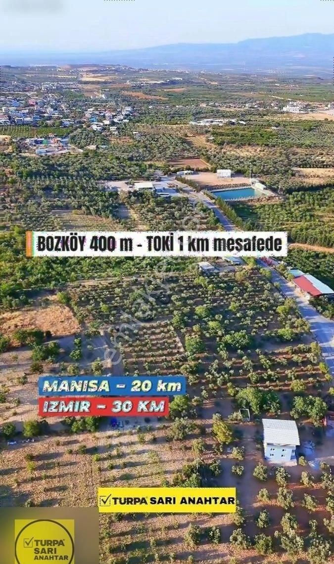 Manisa Sancaklı Bozköy'de Asfalt Yol Cep. Satılık Tek Tapu Arazi - Görsel 5
