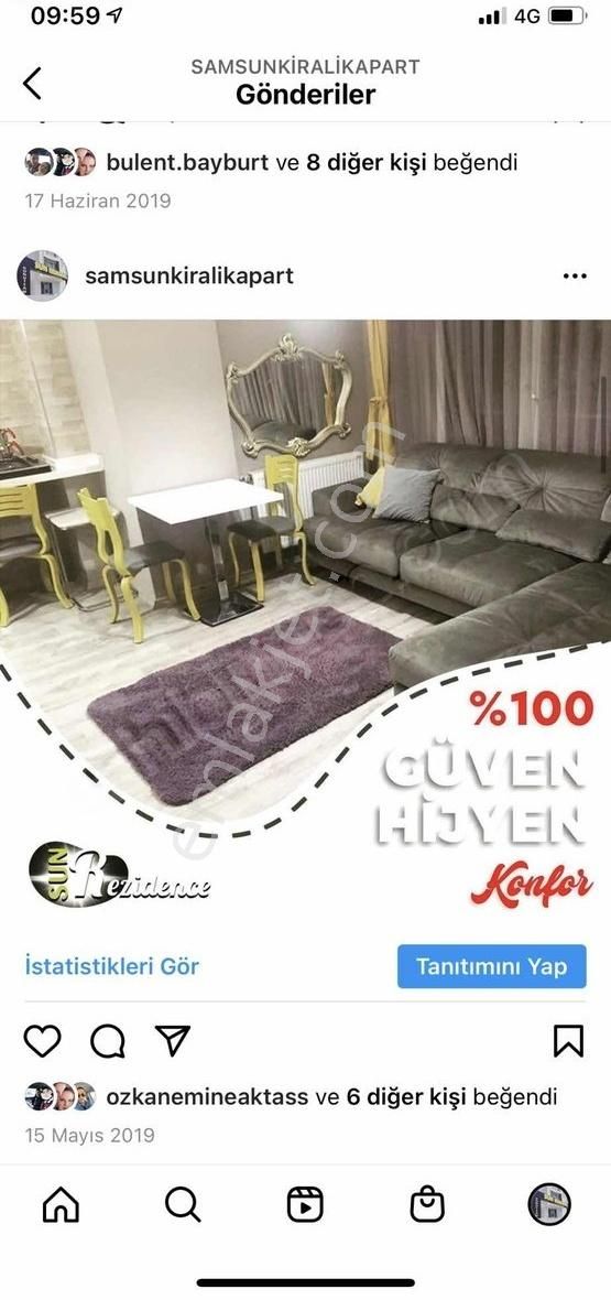 Atakum Deniz Manzaralı Lüks 1 Artı 1 Daireler - Görsel 6