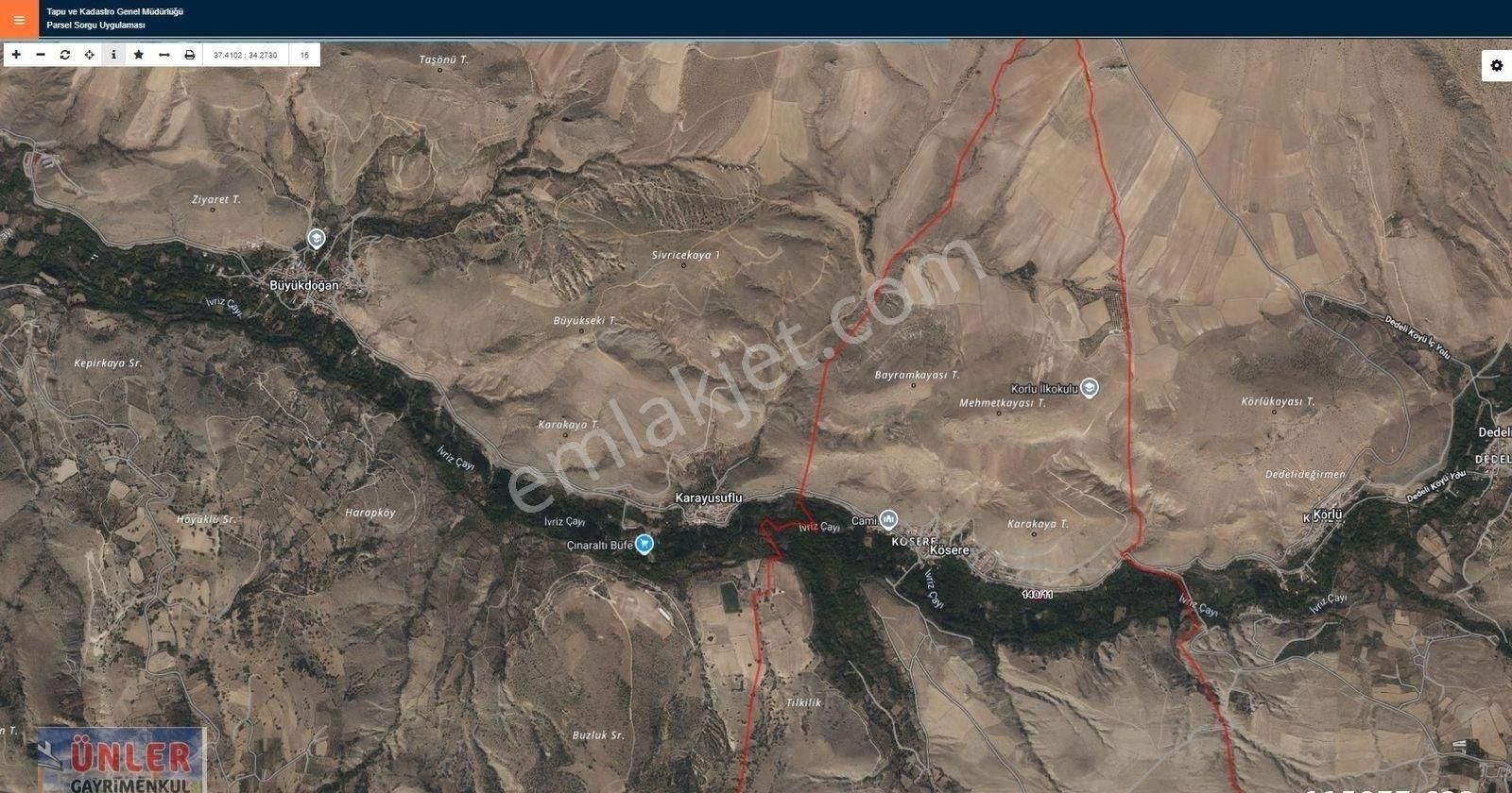 Küsere Mahallesinde Tek Tapu 1546 Metrekare Bahçemiz Satılıktır. - Görsel 3