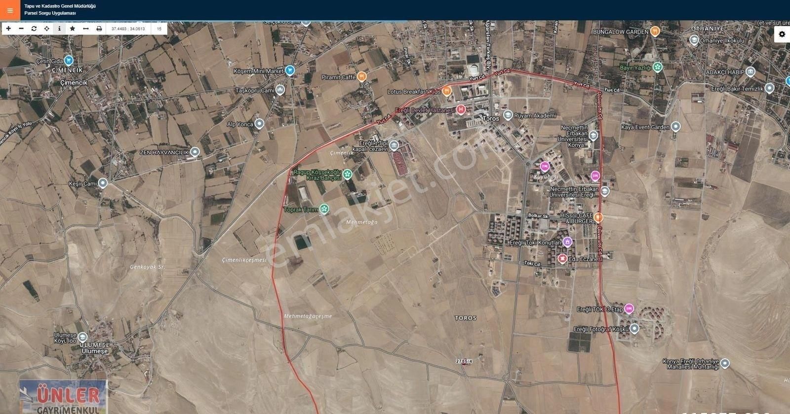 Toros Mahallesinde 909 Metrekare 3 Kata İmarlı Arsa - Görsel 2