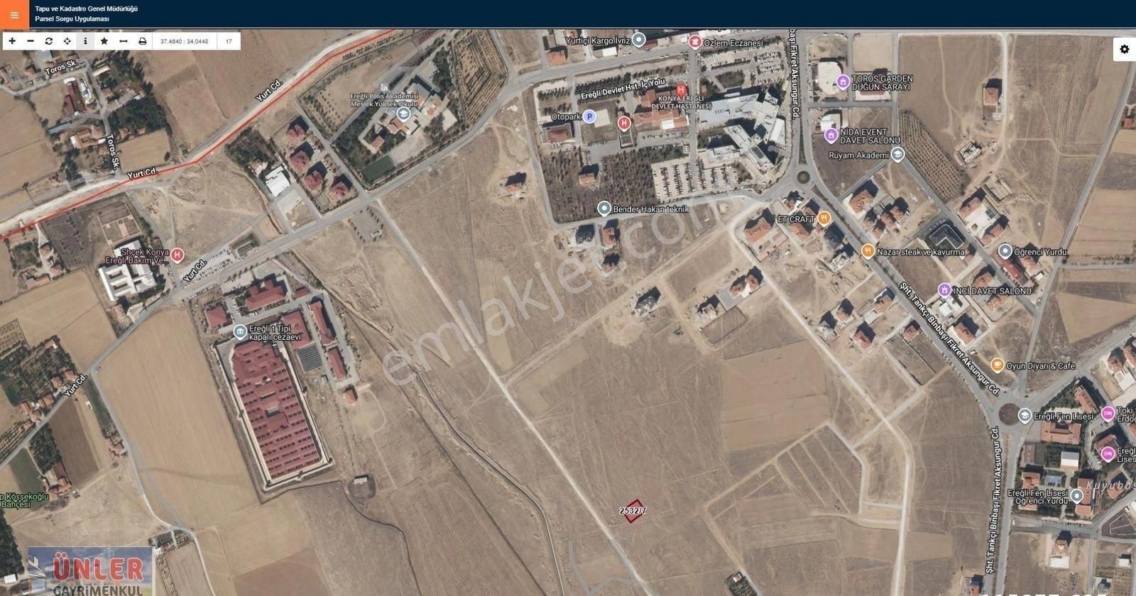 Toros Mahallesi Hastane Üzerinde 677 Metrekare Arsa