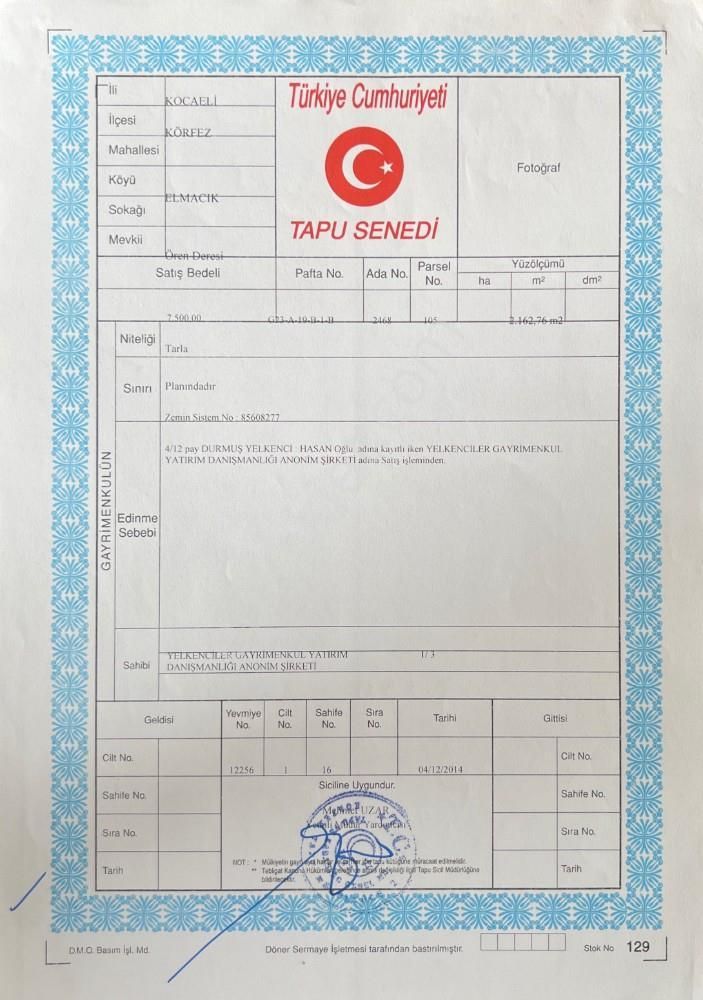 Kocaeli Körfez Elmacık Köyü 720m2 İmarlı Köy İçinde Satılık Arsa - Görsel 17