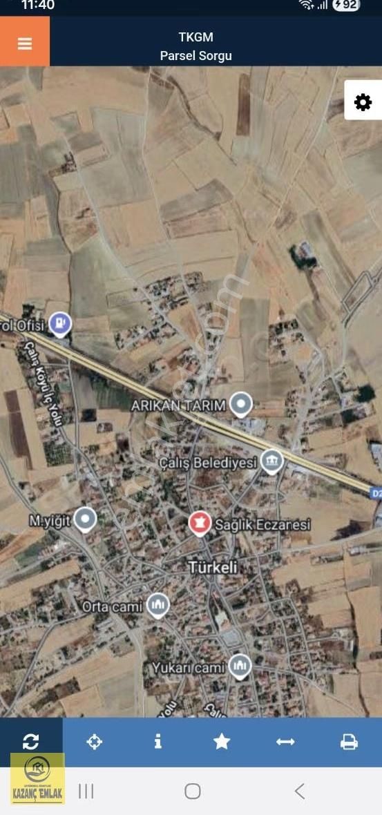 Nevşehir Avanos 5.500 M2 Tek Tapu Yola Sıfır Fırsat - Görsel 2